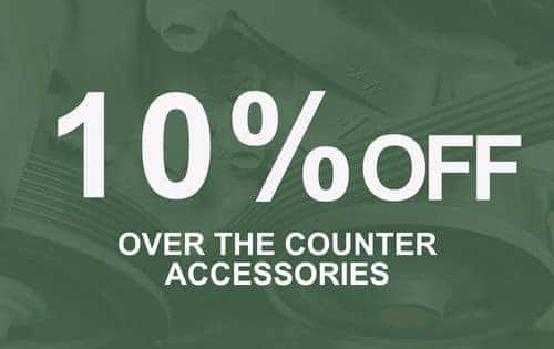 10% off over the counter accessories