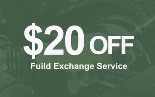 $20 off fluid exchange services