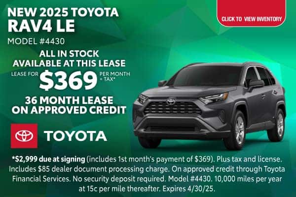 New 2025 Toyota RAV4 LE