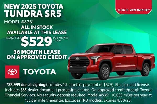 New 2025 Toyota Tundra SR5
