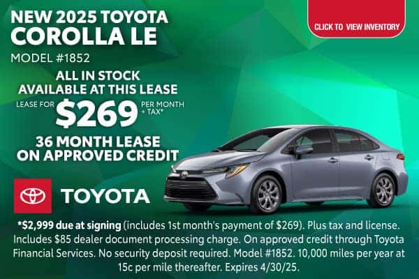 New 2025 Toyota Corolla LE