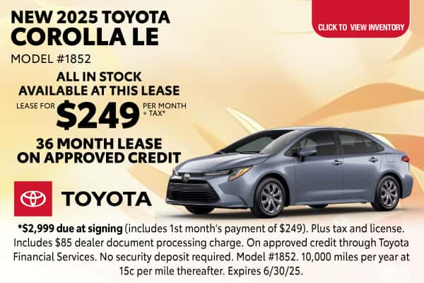 New 2025 Toyota Corolla LE
