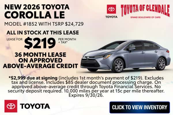 New 2026 Toyota Corolla LE