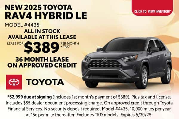 New 2025 Toyota RAV4 Hybrid LE