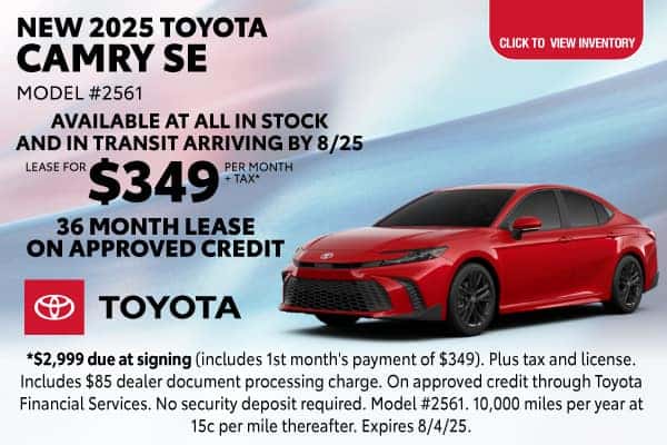 New 2025 Toyota Camry SE
