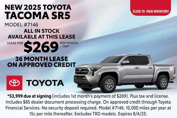 New 2025 Toyota Tacoma SR5