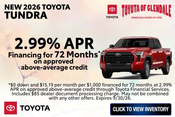 New 2026 Toyota Tundra