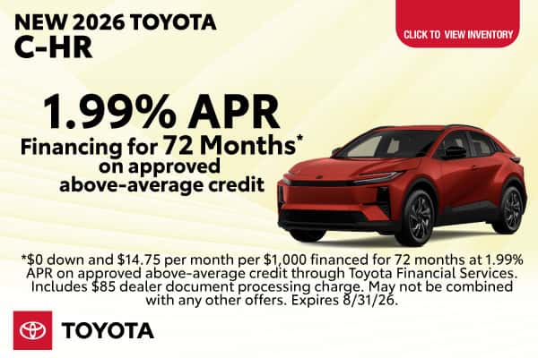 New 2026 Toyota C-HR
