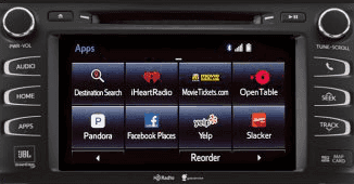 Entune popular apps