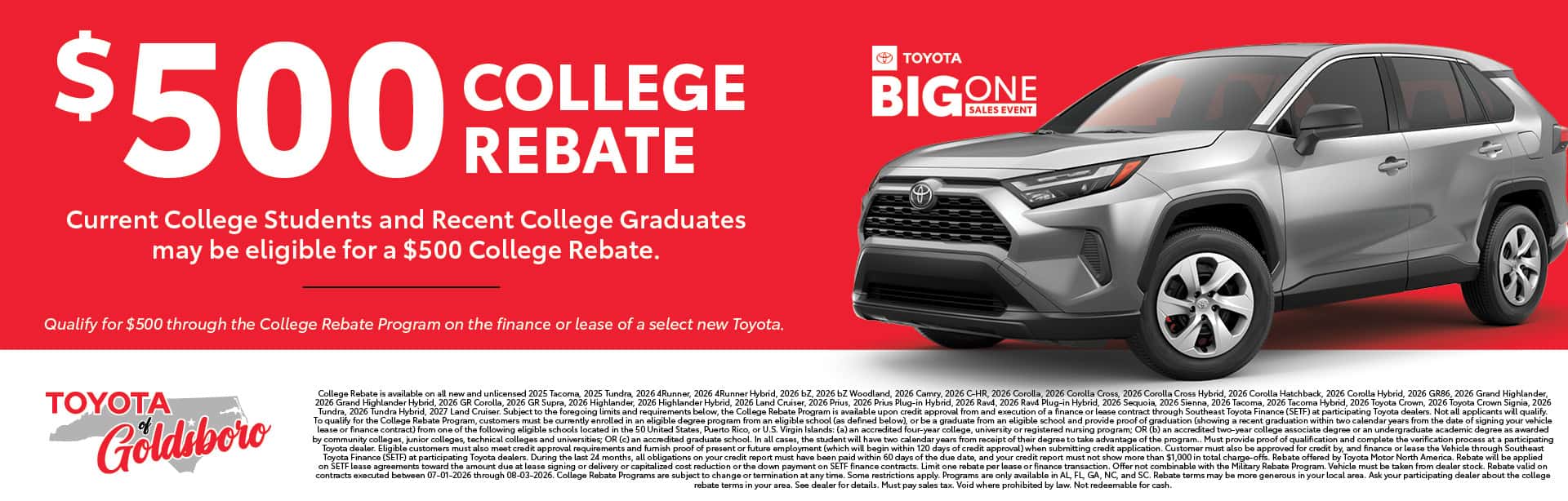 College Rebate