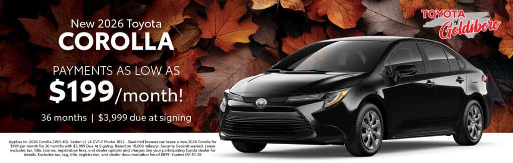 New 2026 Toyota Corolla