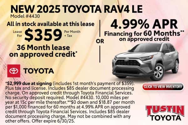 New 2025 Toyota RAV4 LE