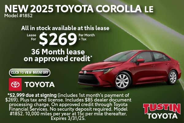 New 2025 Toyota Corolla LE
