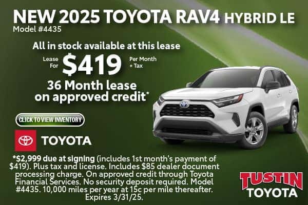New 2025 Toyota RAV4 Hybrid LE