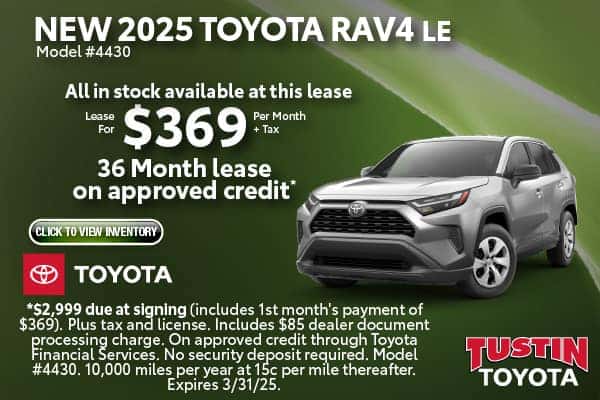 New 2025 Toyota RAV4 LE