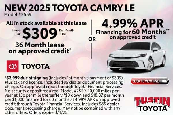New 2025 Toyota Camry LE