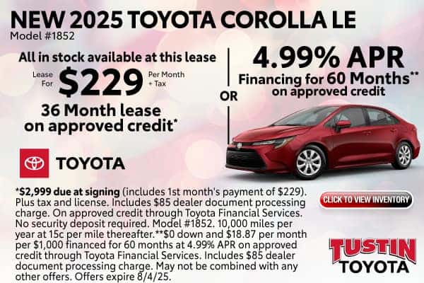 New 2025 Toyota Corolla LE