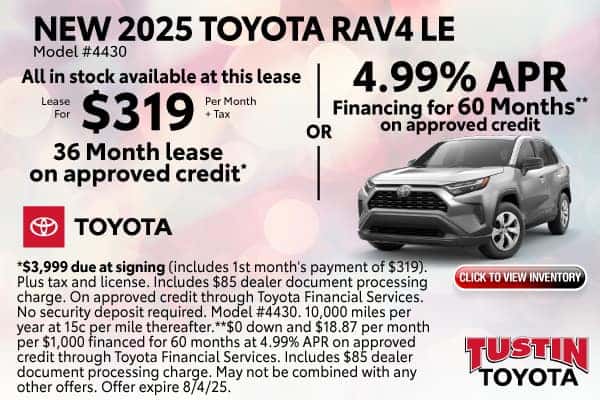 New 2025 Toyota RAV4 LE