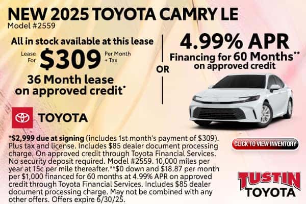 New 2025 Toyota Camry LE