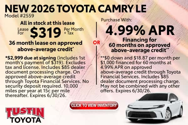 New 2026 Toyota Camry LE