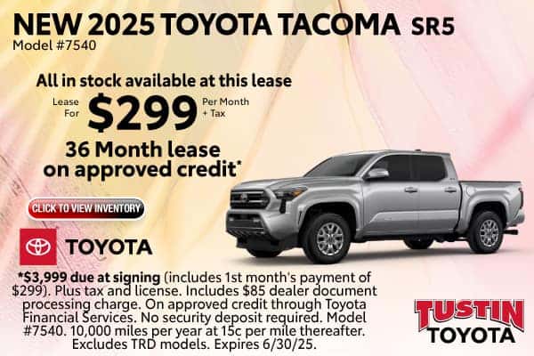 New 2025 Toyota Tacoma SR5