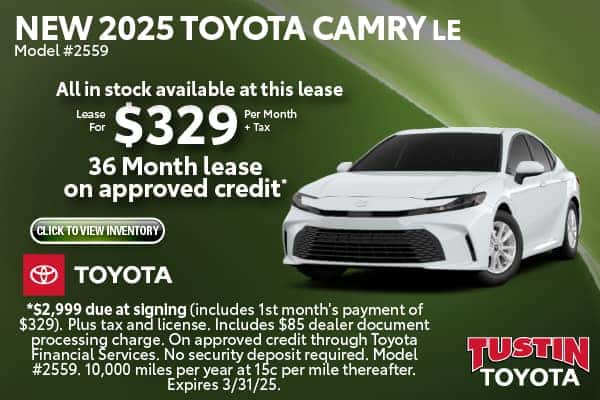 New 2025 Toyota Camry LE