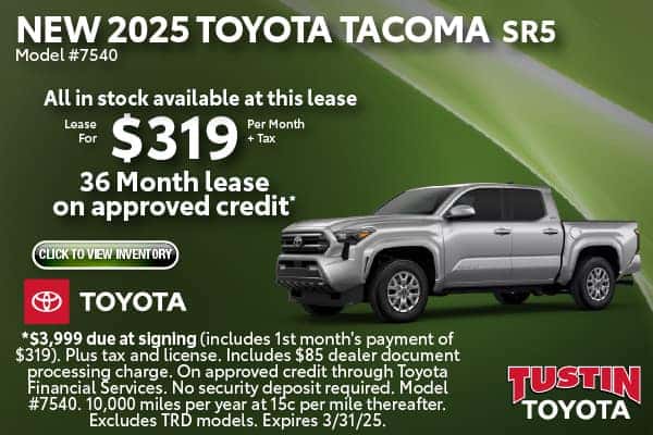 New 2025 Toyota Tacoma SR5