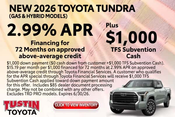 New 2026 Toyota Tundra (Gas & Hybrid Models)