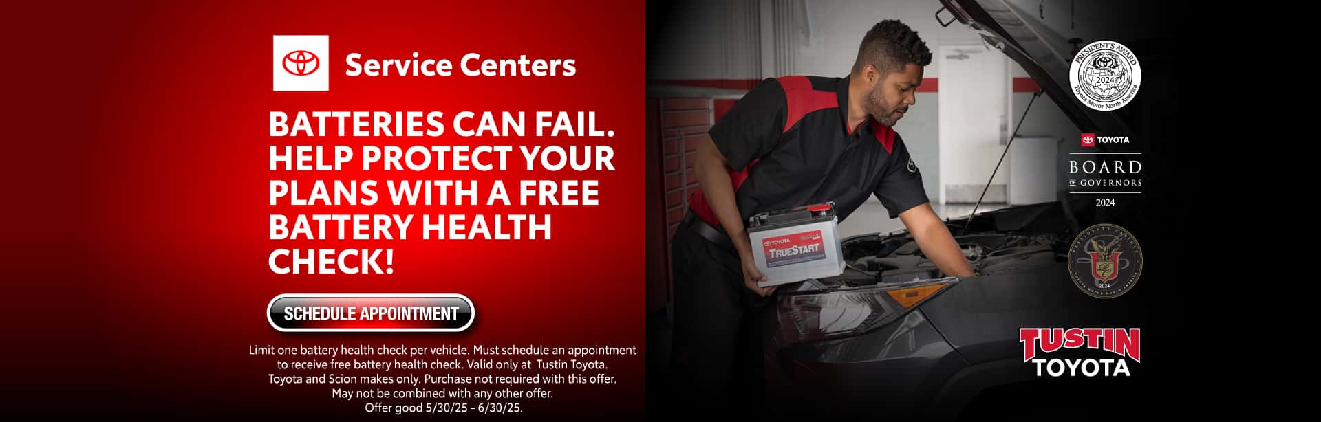 Free Battery Health Check