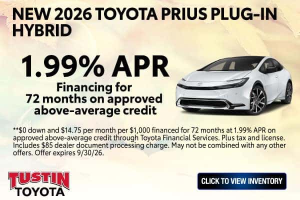 New 2026 Toyota Prius Plug-In Hybrid