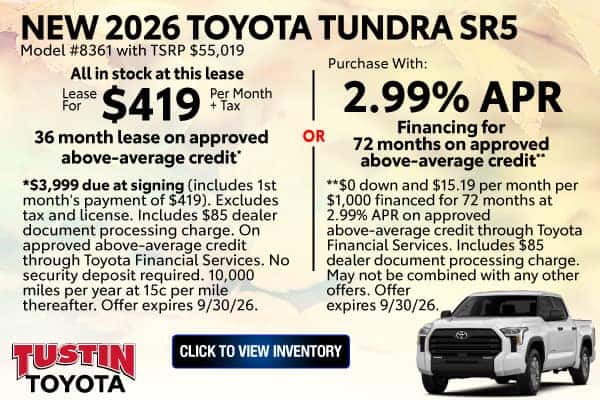 New 2026 Toyota Tundra SR5