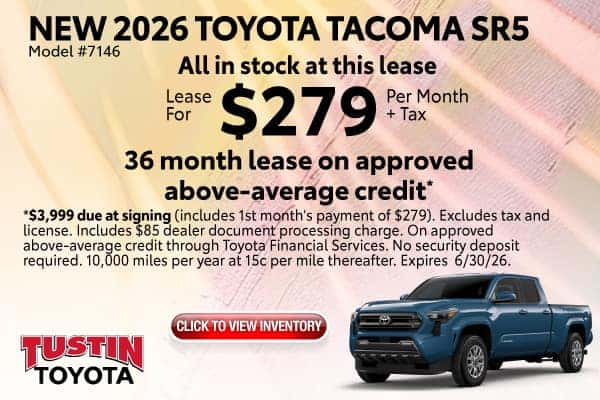 New 2026 Toyota Tacoma SR5