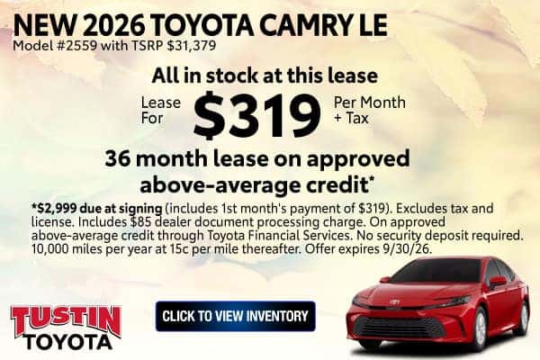 New 2026 Toyota Camry LE