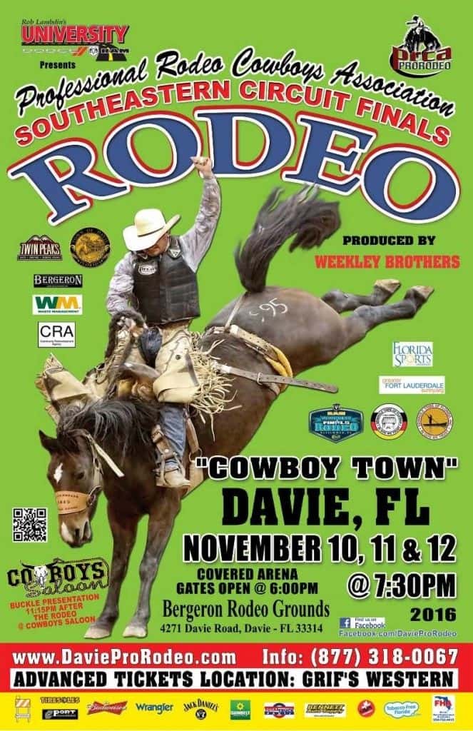 University Dodge Presents the Davie Pro Rodeo + the Raminator