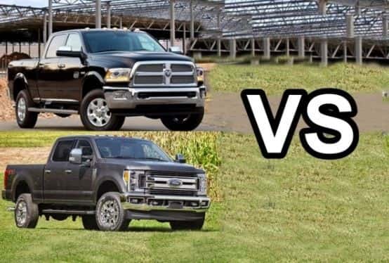 Heavy Duty Pickup Truck Comparison: Super Duty vs Ram vs Silverado