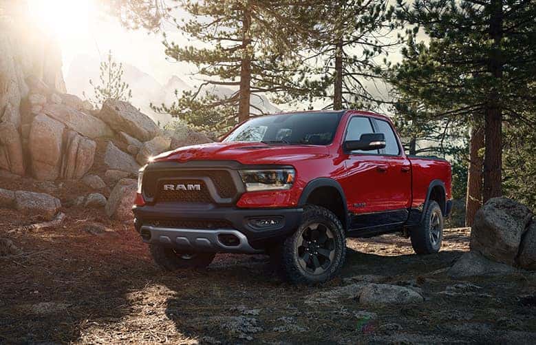 2019 Dodge Ram Rebel Red Interior