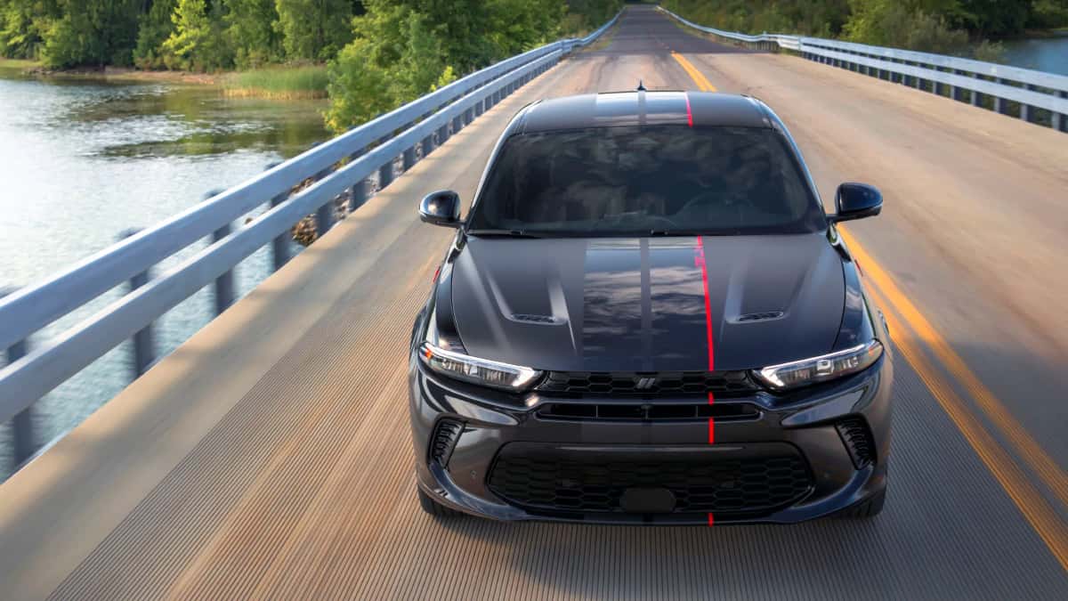Black Dodge Hornet GLH Concept 2022