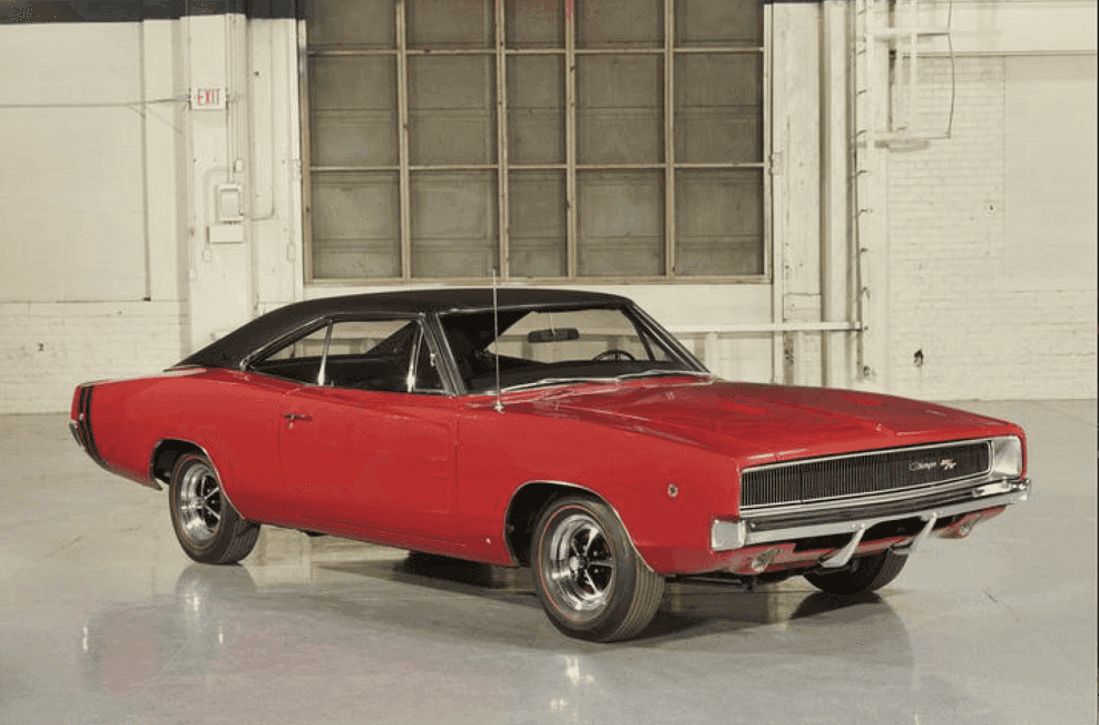 Classic Red Dodge Charger