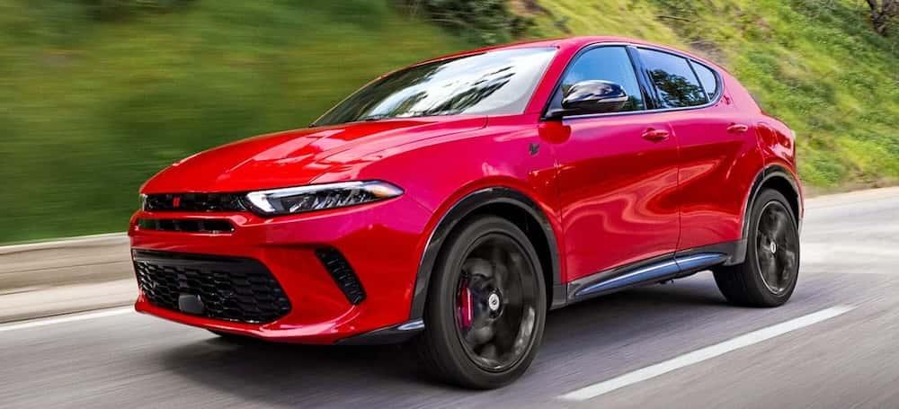 Red 2025 Dodge Hornet