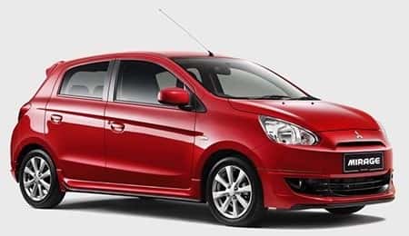 Mitsubishi Mirage mẫu xe nhỏ hấp dẫn  Bảng giá xe Mitsubishi