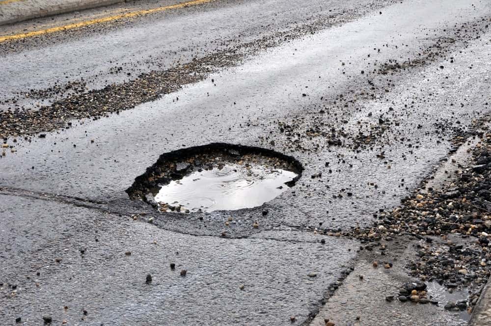 University Mitsubishi Potholes
