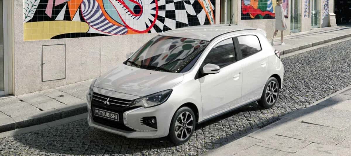 White Diamond Mitsubishi Mirage 2024