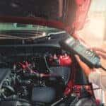 Red Mitsubishi Battery Check 2025