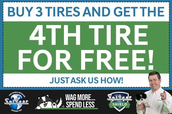 Buy One Tire, Get the Fourth for Free!