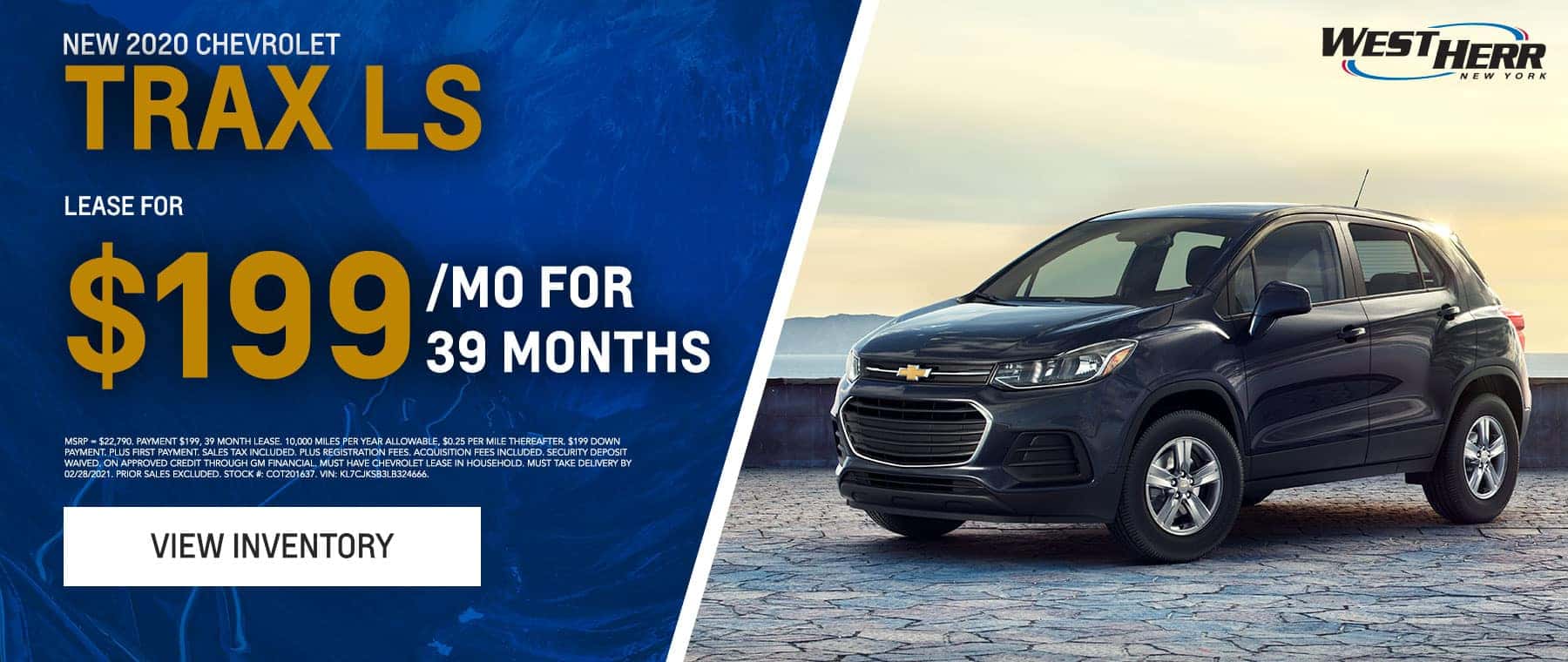 New 2020 Chevrolet Trax LS