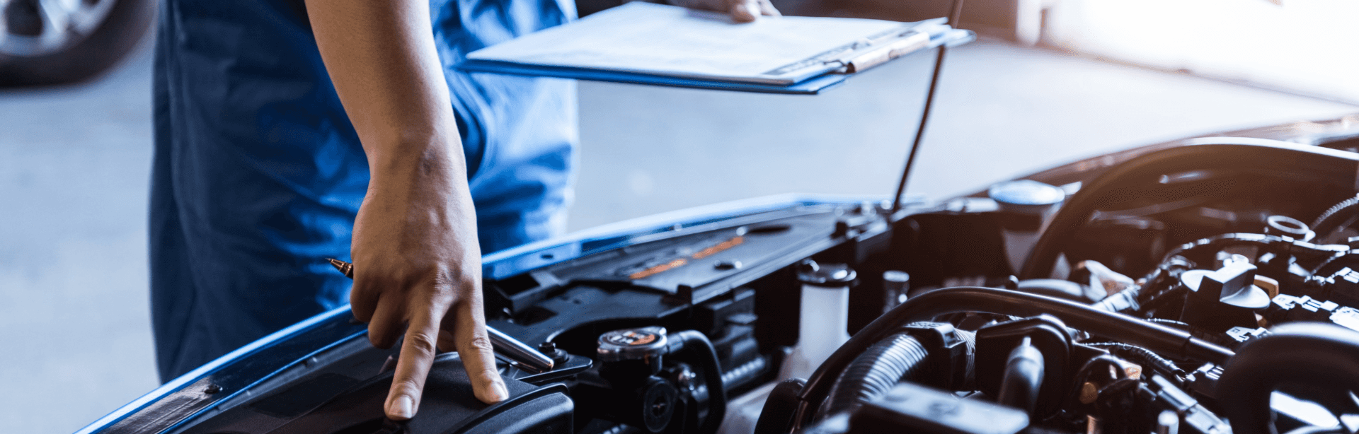 Chevrolet certified technician working on a vehicle