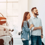 Client looking at online reviews for a dealership