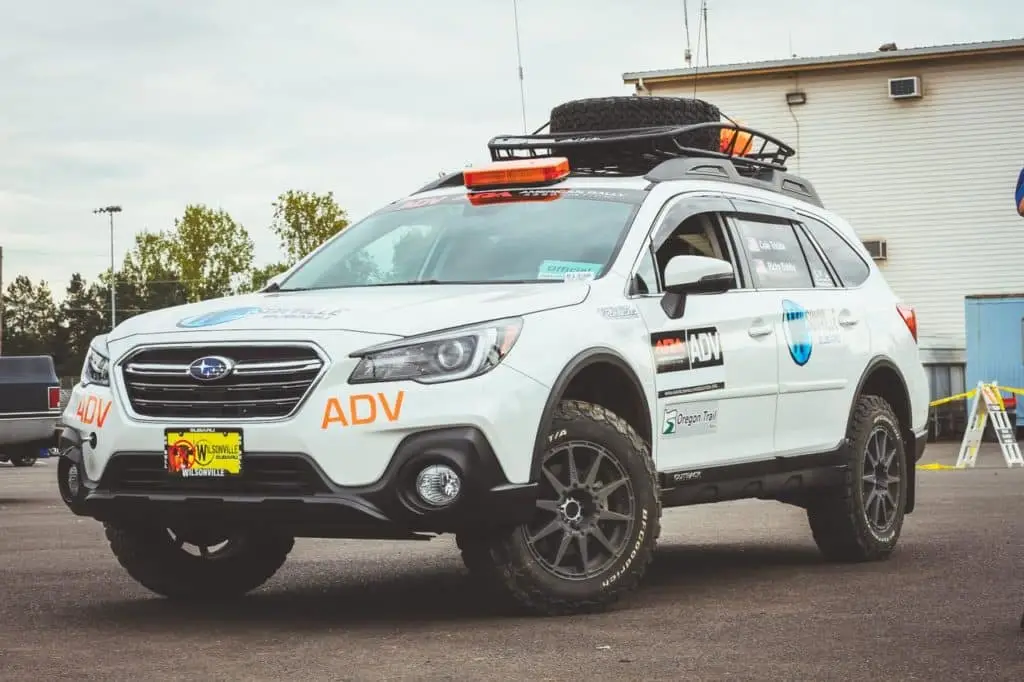 rally subaru outback