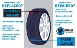 Guide on whether you can repair or replace your tires