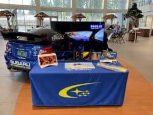 Travis Pastrana Display at Wilsonville Subaru
